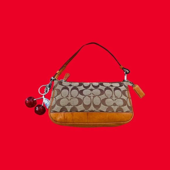 💋COACH vintage rare y2k monogram shoulder bag purse💋 - Picture 2 of 3